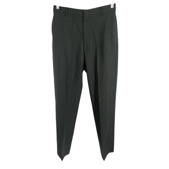 DSCP Tennessee Apparel Co Wool Polyester Black Trouser Dress Pants Mens Size 32R - Picture 1 of 5